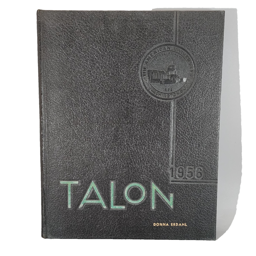Talon Yearbook 1956 The American University Washington DC